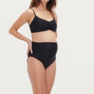 HATCH perfect black maternity bikini. Zanzibar bikini, size L.